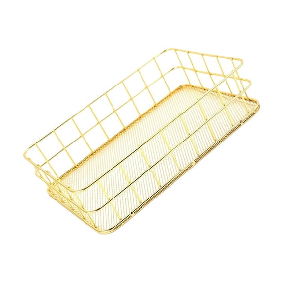 Oversized Wire Mesh Snacks Container With Reinforced Edges Ideal For Office Bedroom Kitchen Storage Solution