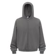 thumbnail image 1 of Oversized Women's Hoodie Zip Up Long Sleeve Basic Heavyweight Hooded Sweatshirt, 1 of 7