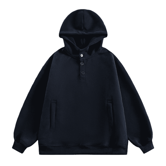 Oversized Womens Hoodies Unisex Casual Gym Sweatshirt Solid Colour Couples Pullover