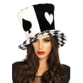 thumbnail image 1 of Oversized Wonderland Black and White Mad Hatter Hat, 1 of 2