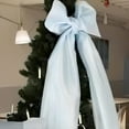 thumbnail image 1 of Oversized Wrinkle-Free Velvet Ribbon Bow,Large Velvet Christmas Tree Topper Bow,Giant Big Velvet Bow for Christmas Tree Topper Wall Mantle Indoor Party Wedding Backdrops,Valentines Xmas Decoration,C, 1 of 7