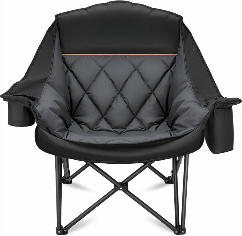 Oversized XL Camping Chair for Adults - 450lbs Support Heavy-Duty ...