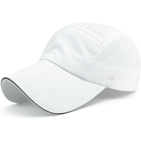 Oversized XXL Reflective Men Quick Dry Hat Lightweight Sun Cap for Running/Golf/Baseball Women Breathable Mesh Cap