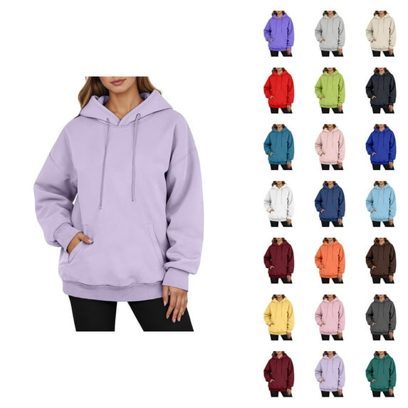 Oversized Zip Up Hoodie Womens Hoodies Cropped Lightweight Sweatshirt Women Men's Casual Pullover Long Sleeve Comfortable Winter Warm Lined With Drawstring Pocket For Daily Wear