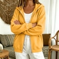 thumbnail image 1 of Oversized Zip Up Hoodie For Women Casual Long Sleeve With Pockets Sweatshirts Fall Winter Track Jackets, 1 of 5