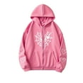 thumbnail image 1 of Oversized Zip Up Hoodie for Women Men Gothic Spider Web Heart Graphic Sweatshirt Punk Harajuku Alt Emo Streetwear, 1 of 3