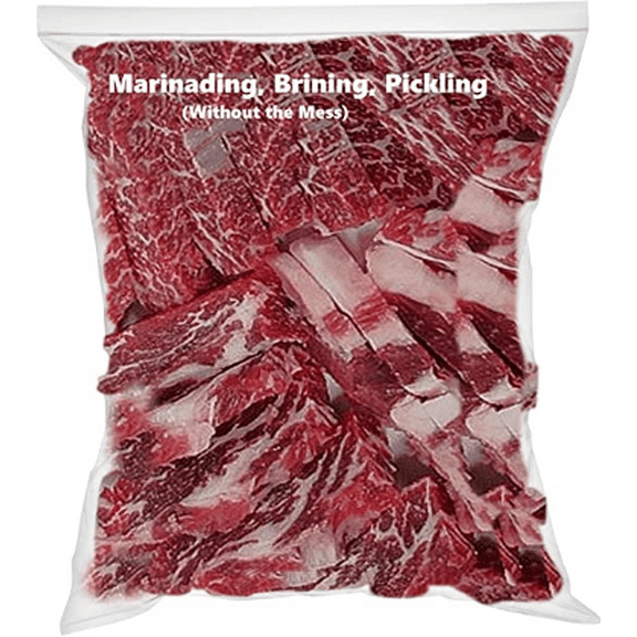 Oversized Zip and Close Storage Bags with Resealable Zipper15'' x 20'' , 2 Mil Thick, 120 Pack