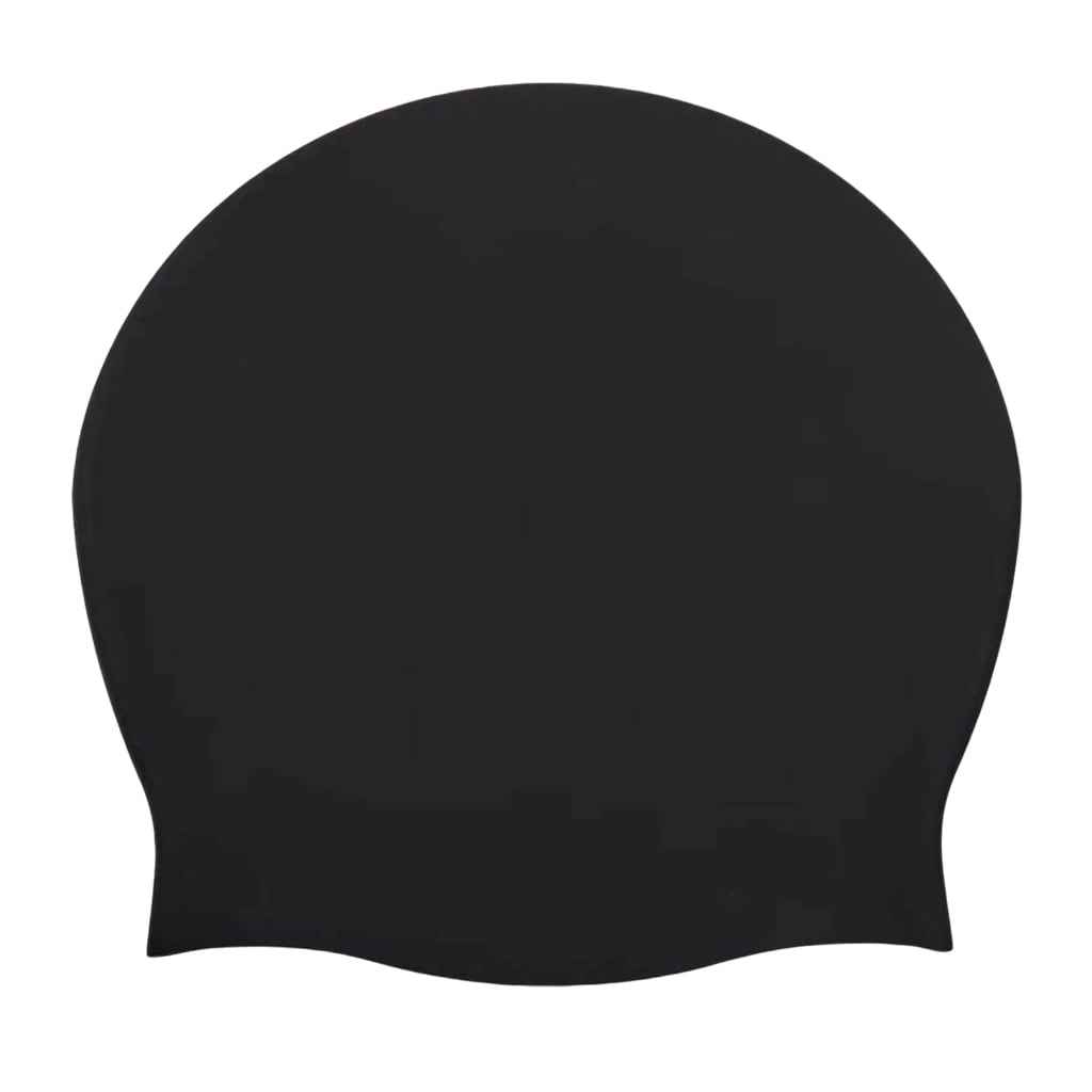 OversizedAdu1tSwimming Cap Water Resistant Silicone Swim Cap Elastic ...