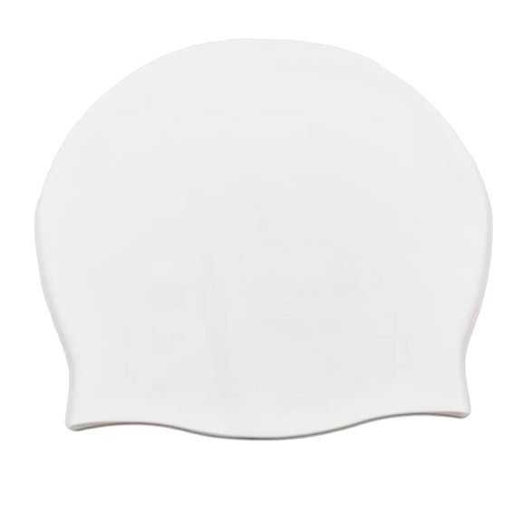 OversizedAdu1tSwimming Cap Water Resistant Silicone Swim Cap Elastic Bathing Hat Beach Surfing Hat for Women Men