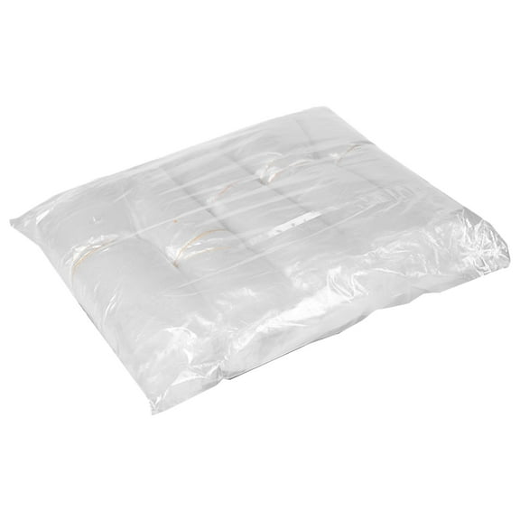 Homoyoyo 100Pcs Disposable Plastic Over Sleeves White Protective Sleeve Covers for Work and Home Use