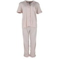thumbnail image 1 of Overslept  Pointelle Notch Collar Short Sleeve Pajama Set (Women), 1 of 5