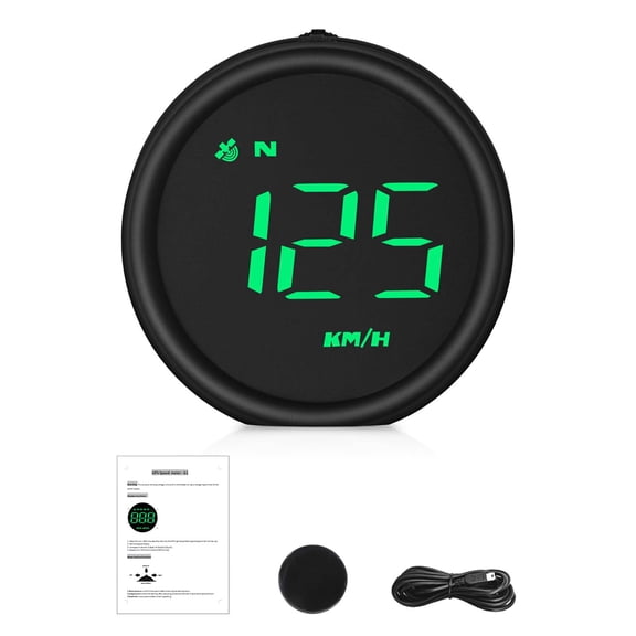 Overspeed Warning Universal Car GPS Speedometer with Speed, Overspeed Warning, Mileage Measurement, Fatigue driving reminder for All Vehicle