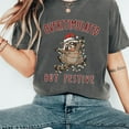 thumbnail image 1 of Overstimulated But Festive Christmas T-Shirt, Funny Holiday Raccoon Graphic Tee — Great for Christmas Gifting, 1 of 2