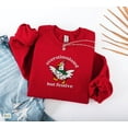 thumbnail image 1 of Overstimulated But Festive Goose Christmas Sweatshirt,Embroidered Silly Goose Sweatshirt,Christmas Goose Shirt,Funny Christmas Sweatshirt, 1 of 4