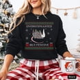 thumbnail image 1 of Overstimulated But Festive Possum Sweatshirt, Ugly Sweatshirt, Overstimulated Sweatshirt - Sizes S-5XL ,Art Print JSC, 1 of 5