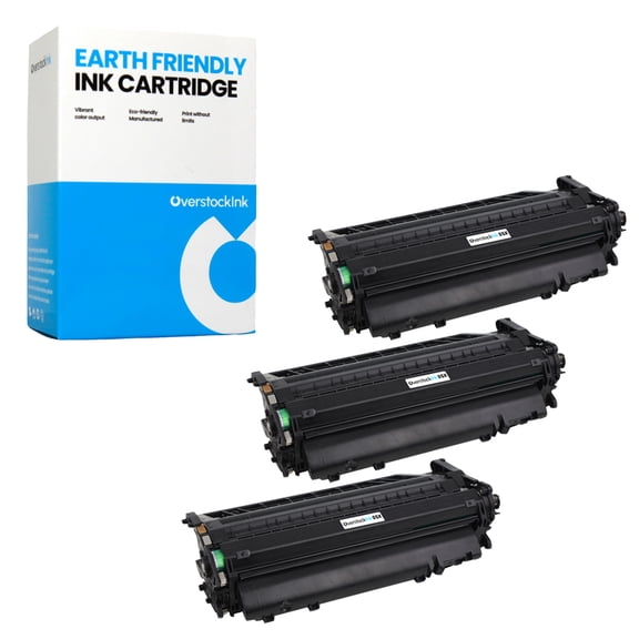 OverstockInk 05X 3-Pack Toner Cartridges Compatible for HP 05X LaserJet P2050 P2055 P2055d P2055dn P2055X (3 Black)
