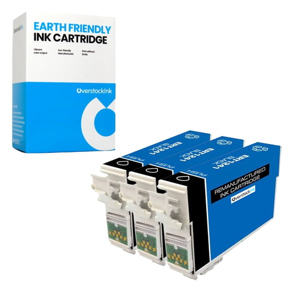 OverstockInk 124 Black Cartridges Compatible for Epson 124 for Stylus NX130 (3 Black)