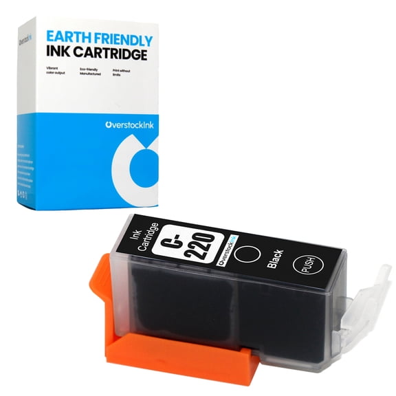 OverstockInk 220 Ink Cartridge Compatible for Canon PGI-220 for PIXMA iP3600 (1 Pigment Black)