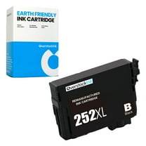 OverstockInk 252XL Black Ink Cartridge Compatible for Epson 252 252XL for Workforce WF-3620 (1 Black)