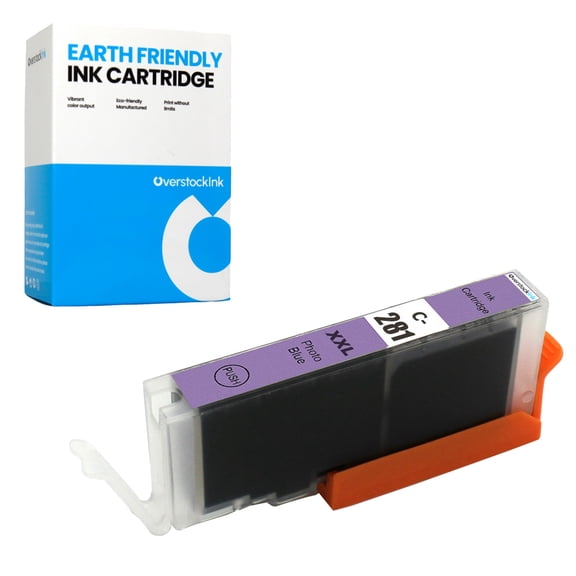 OverstockInk 281XXL Photo Blue Ink Cartridge Compatible for Canon CLI-281 281XL 281XXL for PIXMA TS8120 (1 Photo Blue)