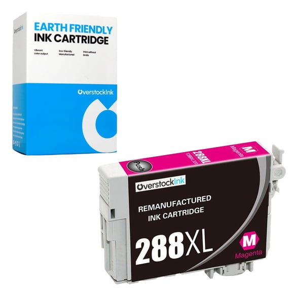 OverstockInk 288XL Cyan Ink Cartridge Compatible for Epson 288 288XL for Expression XP-446 (1 Cyan)