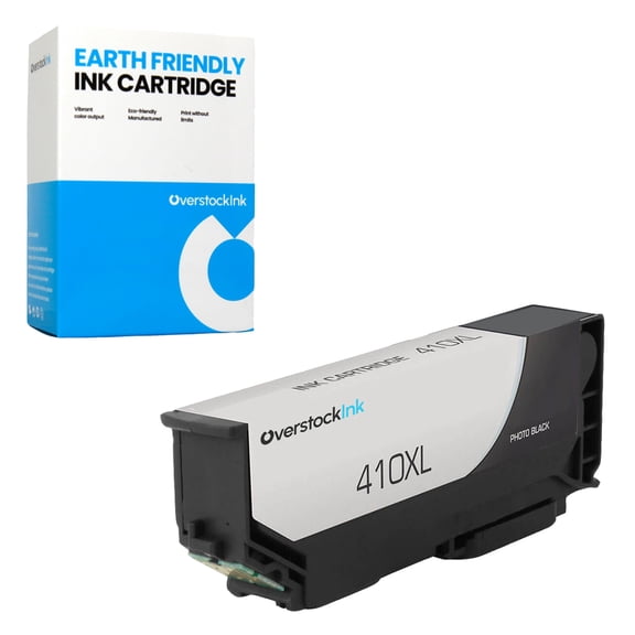 OverstockInk 410XL Photo Black Ink Cartridge Compatible for Epson 410 410XL for Expression XP-530 (1 Photo Black)