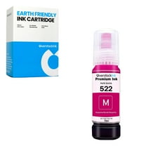 OverstockInk 522 Magenta Ink Bottle Compatible for Epson 522 T522 for EcoTank ET-4700 (1 Magenta)