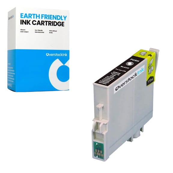 OverstockInk 60 Black Ink Cartridge Compatible for Epson 60 T060 for Stylus C68 (1 Black)