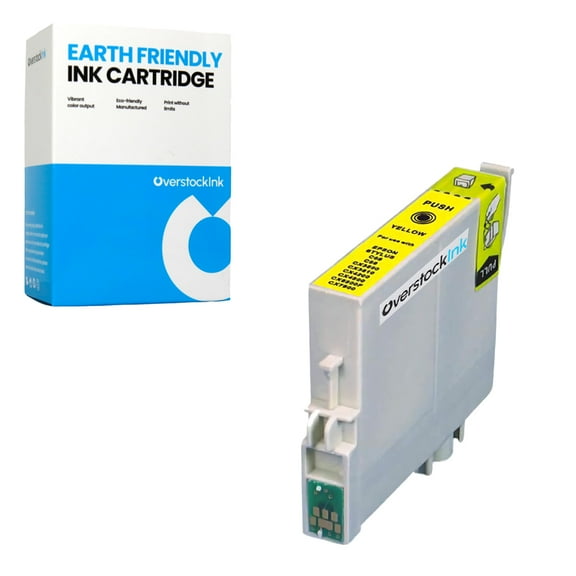 OverstockInk 60 Yellow Ink Cartridge Compatible for Epson 60 T060 for Stylus CX4800 (1 Yellow)