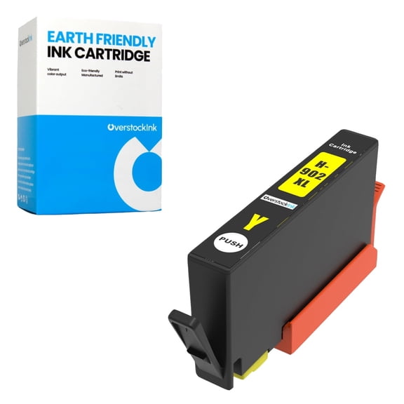 OverstockInk 902XL Yellow Ink Cartridge Compatible for HP902 for OfficeJet 6979 (1 Yellow)