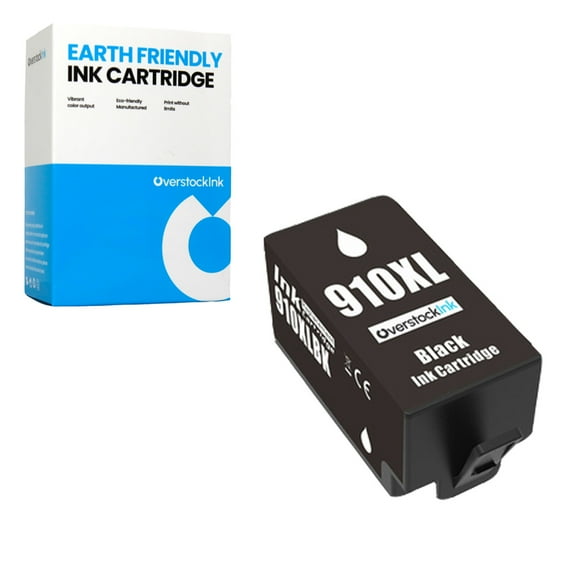 OverstockInk 910XL Black Ink Compatible for HP 910 Cartridge for OfficeJet 8014e 8015 (1 Black)