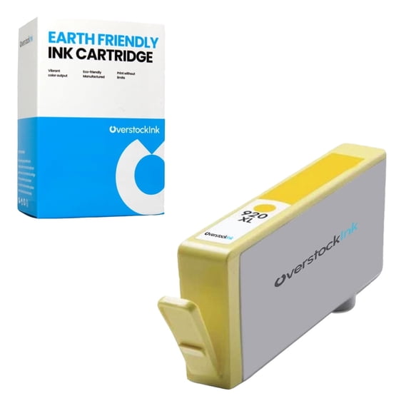 OverstockInk 920XL Yellow Ink Cartridge Compatible for HP 920 920XL for OfficeJet 7000 - E809a (1 Yellow)