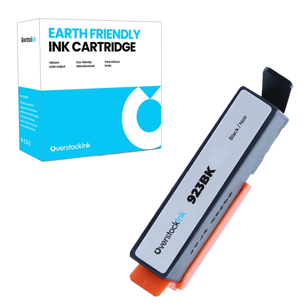OverstockInk 923 Black Ink Cartridge Compatible for HP 923 Ink for ...