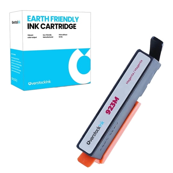 OverstockInk 923 Magenta Ink Cartridge Compatible for HP 923 Ink for OfficeJet Pro 8130 (1 Magenta)
