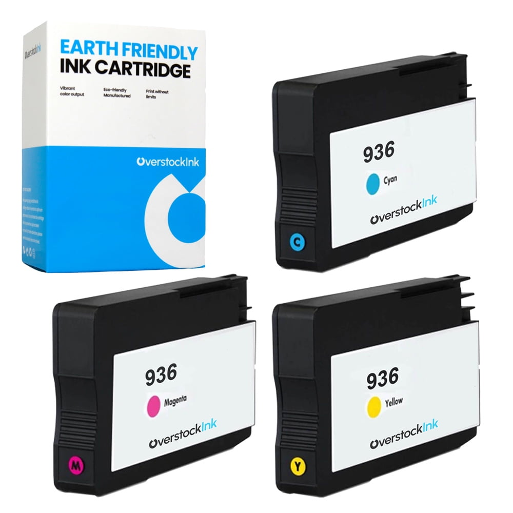 OverstockInk 936 Color Ink Cartridges Compatible for HP 936 Ink for ...