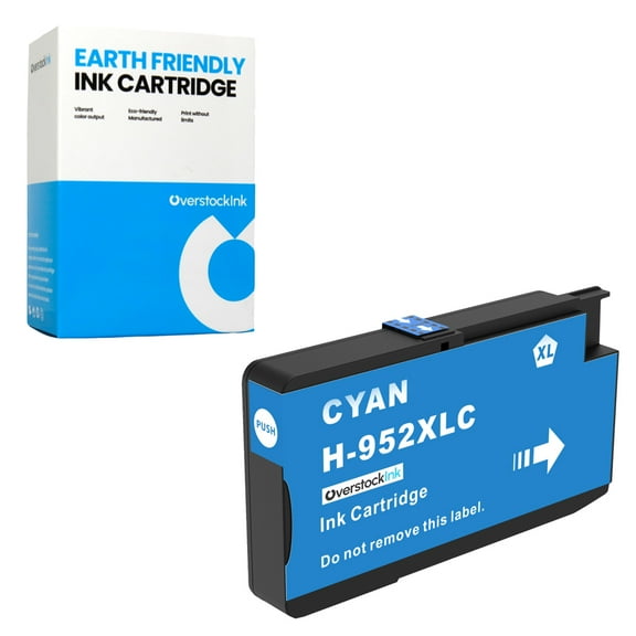 OverstockInk 952XL Cyan Ink Cartridge Compatible for HP 952 952XL for OfficeJet 8702 (1 Cyan)