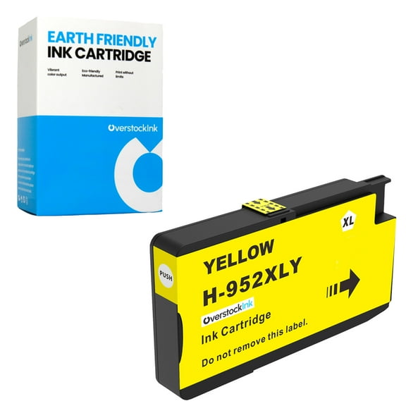 OverstockInk 952XL Yellow Ink Cartridge Compatible for HP 952 952XL for OfficeJet Pro 7720 (1 Yellow)