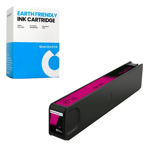 OverstockInk 971XL Magenta Ink Cartridge Compatible for HP 971 Ink Cartridge for OfficeJet Pro X451dn X451dw X476dn X476dw X551dw X576dw (1 Magenta)