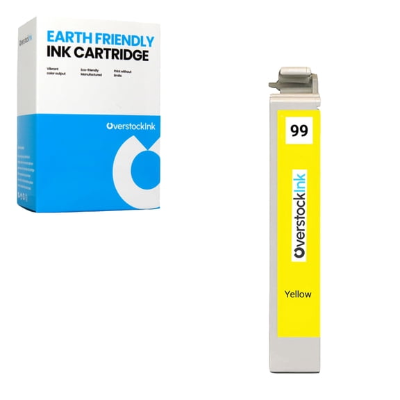 OverstockInk 99 Yellow Ink Cartridge Compatible for Epson 99 T099 for Artisan 730 (1 Yellow)