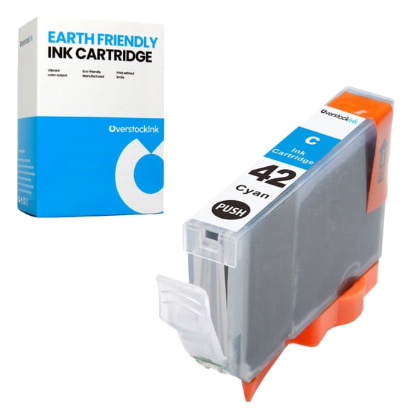 OverstockInk CLI-42 Cyan Ink Cartridge Compatible for Canon 42 Ink Cartridge for PIXMA PRO-100S (1 Cyan)