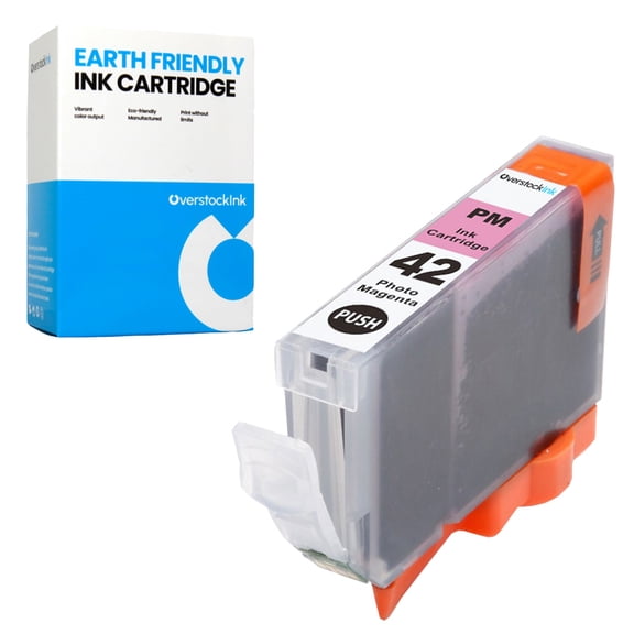OverstockInk CLI-42 Photo Magenta Ink Cartridge Compatible for Canon 42 Ink for PIXMA PRO-100S (1 Photo Magenta)
