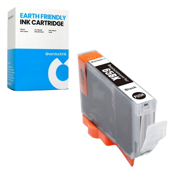 OverstockInk CLI-65 Black Ink Cartridge Compatible for Canon 65 Ink for PIXMA PRO-200 (1 Black)