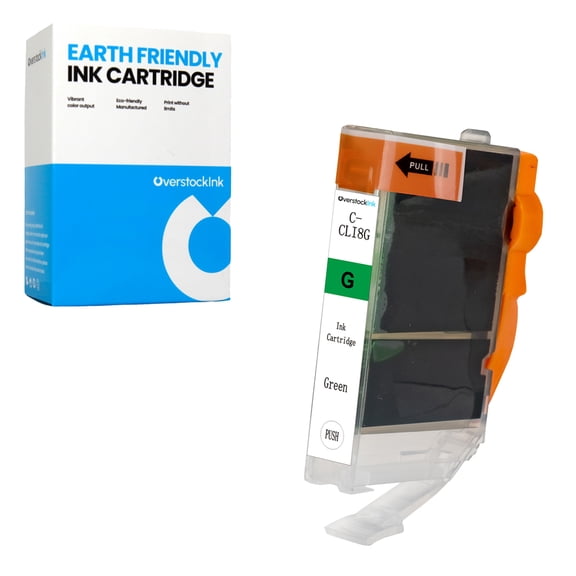 OverstockInk CLI-8 Green Ink Cartridge Compatible for Canon CLI-8 for PIXMA Pro 9000 (1 Green)