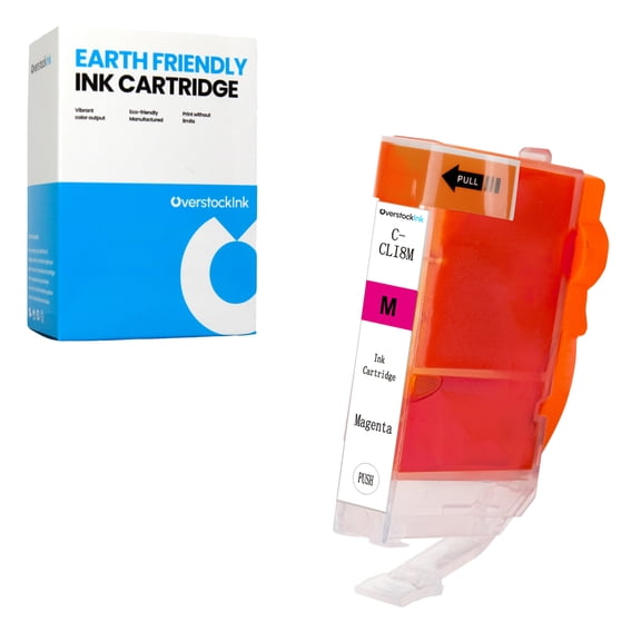 OverstockInk CLI-8 Magenta Ink Cartridge Compatible for Canon CLI-8 for PIXMA MP950 (1 Magenta)