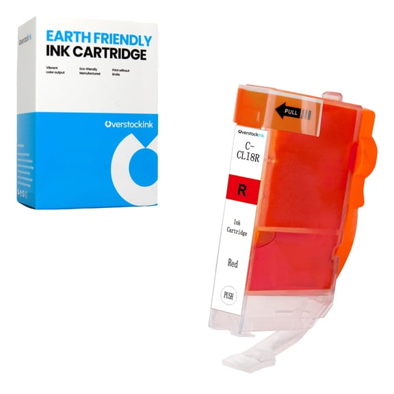 OverstockInk CLI-8 Red Ink Cartridge Compatible for Canon CLI-8 for PIXMA Pro 6000 (1 Red)