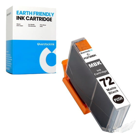 OverstockInk 72 Matte Black Ink Cartridge Compatible for Canon PGI-72 Ink for PIXMA PRO-10 10S (1 Matte Black)
