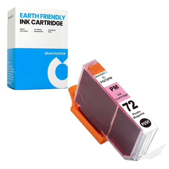 OverstockInk PGI-72 Photo Magenta Ink Cartridge Compatible for Canon 72 Ink for PIXMA PRO-10S (1 Photo Magenta)