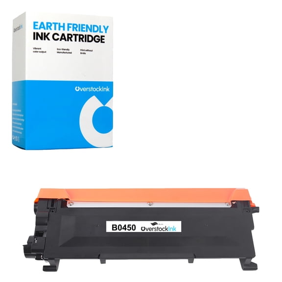OverstockInk TN450 Black Toner Cartridge Compatible for Brother TN450 DCP-7060D 7065DN 7070DW FAX 2845 IntelliFAX 2840 2940 MFC-7240 7360N 7365DN 7460DN 7860DW HL-2130 2132 2135W 2220 2230 (1 Black)