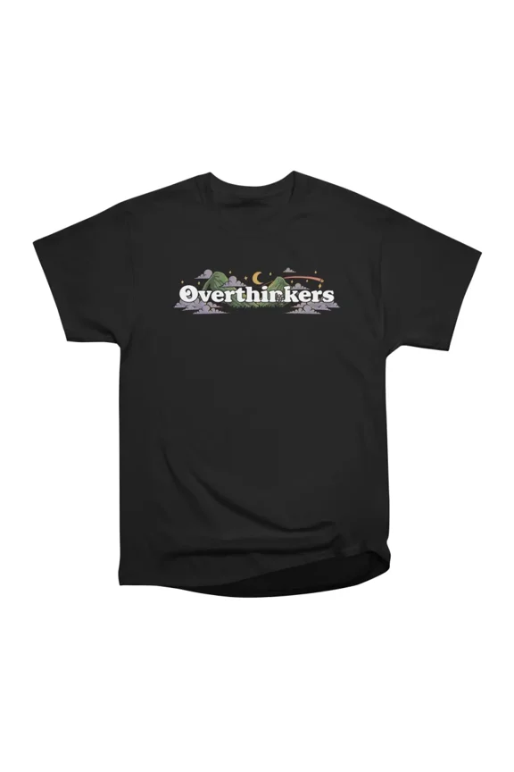 Overthinkers Nature Night T-Shirt Tee Gift For Him Merch For Her Apparel For Friend