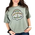 thumbnail image 1 of Overthinking Is My Superpower T-shirt, Funny Graphic Tee, Cute Casual Wear, Rainbow Design, Positive Vibes Shirt, Gift for Overthinker, Moss Comfort Colors T-Shirt, XL, 1 of 1